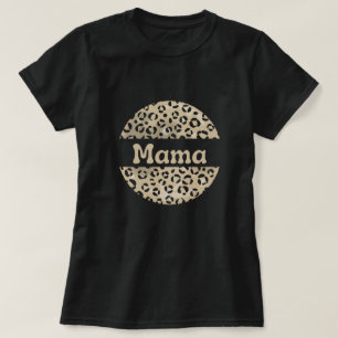 Luipaard Patroon Mama T-shirt