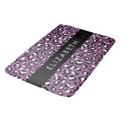 Luipaard Patroon, Vlekken, Paarse Luipaard, Jouw n Badmat (Gekanteld)