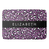 Luipaard Patroon, Vlekken, Paarse Luipaard, Jouw n Badmat (Voorkant)