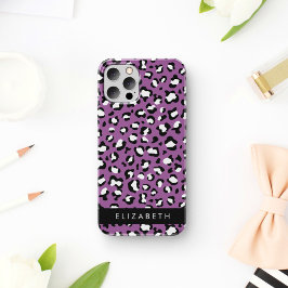 Luipaard Patroon, Vlekken, Paarse Luipaard, Jouw n Case-Mate iPhone Case