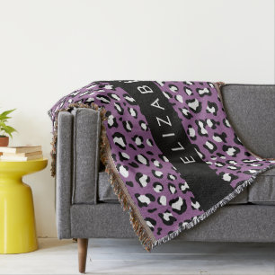 Luipaard Patroon, Vlekken, Paarse Luipaard, Jouw n Deken