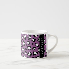 Luipaard Patroon, Vlekken, Paarse Luipaard, Jouw n Espresso Kop