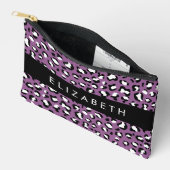 Luipaard Patroon, Vlekken, Paarse Luipaard, Jouw n Etui (Open)