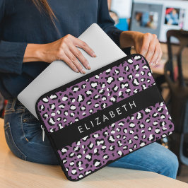 Luipaard Patroon, Vlekken, Paarse Luipaard, Jouw n Laptop Sleeve