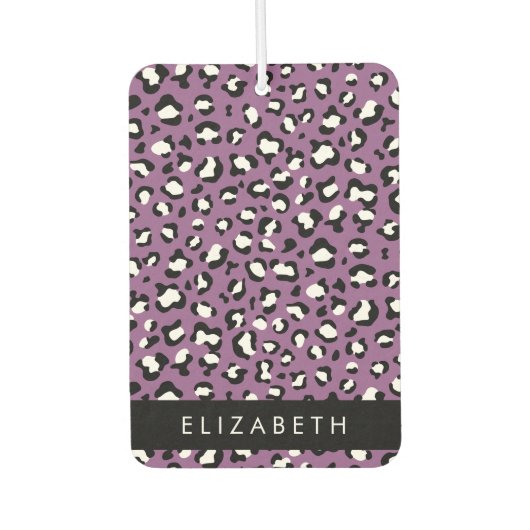 Luipaard Patroon, Vlekken, Paarse Luipaard, Jouw n Luchtverfrisser (Voorkant)
