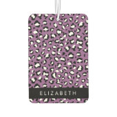 Luipaard Patroon, Vlekken, Paarse Luipaard, Jouw n Luchtverfrisser (Achterkant)