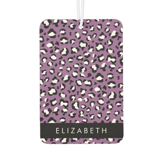 Luipaard Patroon, Vlekken, Paarse Luipaard, Jouw n Luchtverfrisser (Achterkant)