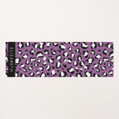 Luipaard Patroon, Vlekken, Paarse Luipaard, Jouw n Yogamat (Achterkant (horizontaal))