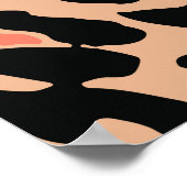  luipaard patroonontwerp poster (Hoek)