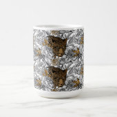 Luipaard & Pioenrozen Patroon Koffiemok (Center)