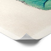 Luipaard plant van Kono Bairei (1844-1895) Poster (Hoek)