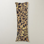 Luipaard Polyester Body Kussen ( 20 "x 54") (Voorkant Verticaal)