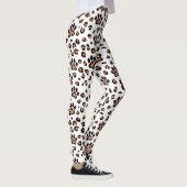Luipaard Pootafdruk Patroon Dier Leggings (Rechts)