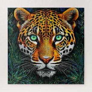 Luipaard Portret Cadeau voor Dierenliefhebbers Legpuzzel