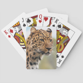 Luipaard Portret Pokerkaarten