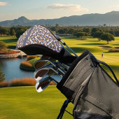 Luipaard Print-Blauw en Bruin- Golfheadcover