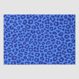 Luipaard Print-Blue- Tissuepapier