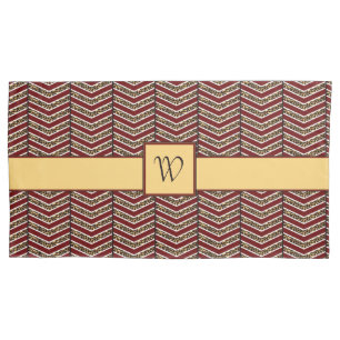 Luipaard Print Chevron kussen Hoesje Kussensloop