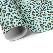 Luipaard print, dierlijk patroon cadeaupapier (Rol Hoek)