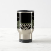 Luipaard Print Dierlijk Patroon Donkergroene Boog Reisbeker (Center)