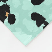 Luipaard print, dierlijk patroon fleece deken (Hoek)