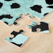Luipaard print, dierlijk patroon legpuzzel (Zijkant)