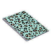 Luipaard print, dierlijk patroon notitieboek (Rechterzijde)