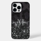 Luipaard Print en Glitter iPhone Hoesje (Achterkant)