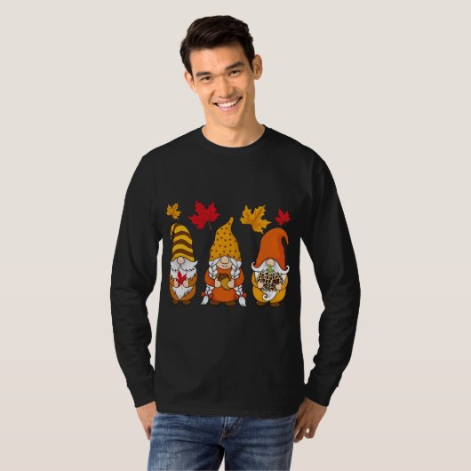 Luipaard Print Gnomen Xmas Grappige Kerstmis Gnome T-shirt (Voorkant volledig)