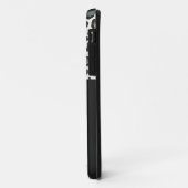 Luipaard print initiaal typografie vet modern chic Case-Mate iPhone case (Achterkant/links)