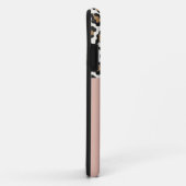 Luipaard print initiaal typografie vet modern chic Case-Mate iPhone case (Achterkant/rechts)