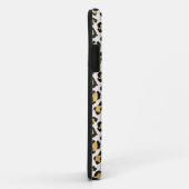 Luipaard print initiaal typografie vet modern goud Case-Mate iPhone case (Achterkant/rechts)