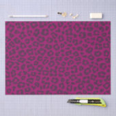 Luipaard print-magenta- tissuepapier (Craft)