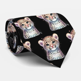 Luipaard Print Modern Kawaii Schattige Cheetah Bab Stropdas