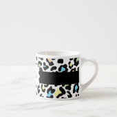Luipaard Print Multi Colours Espresso Mok (Rechts)