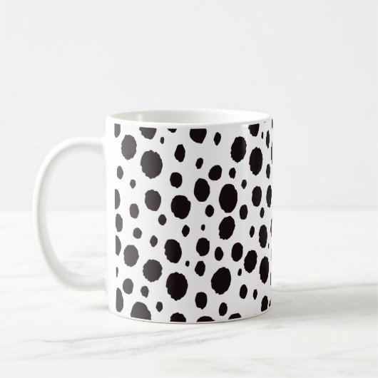 Luipaard Print naadloos ontwerp Koffiemok (Links)