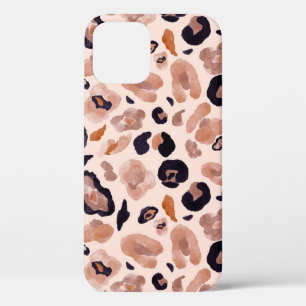 Luipaard print, naadloze, beige achtergrond. Case-Mate iPhone case