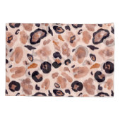 Luipaard print, naadloze, beige achtergrond. kussensloop (Achterkant)