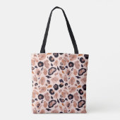 Luipaard print, naadloze, beige achtergrond. tote bag (Achterkant)
