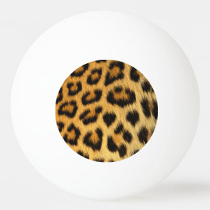 Luipaard print paddle pingpongbal