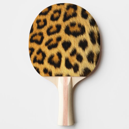Luipaard print paddle tafeltennisbatje (Voorkant)