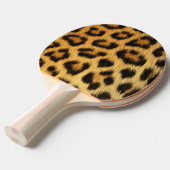 Luipaard print paddle tafeltennisbatje (Voorkant Gekanteld)