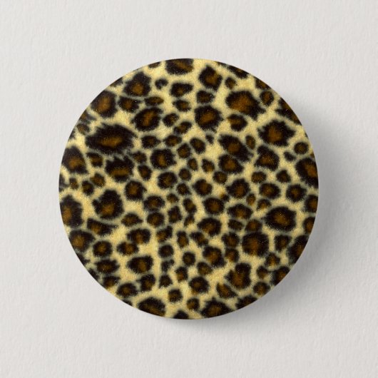 Luipaard Print Pin Ronde Button 5,7 Cm (Voorkant)