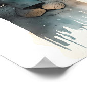 Luipaard print poster (Hoek)