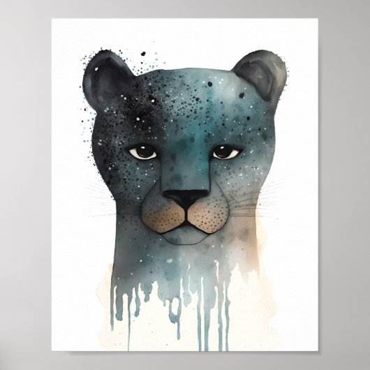 Luipaard print poster (Voorkant)