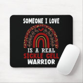 Luipaard Print Rainbow Sikkelcel Warrior Awarenes Muismat (Met muis)