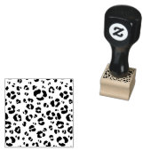 Luipaard Print Rubber Stamp Rubberstempel (Gestempeld)