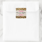 luipaard print Snoep Buffet Sticker (Tas)