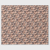 Luipaard Print: Textiel naadloos ontwerp. Cadeaupapier (Vlak)