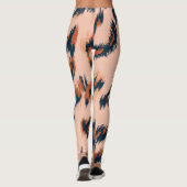 Luipaard Print: Textiel naadloos ontwerp. Leggings (Achterkant)